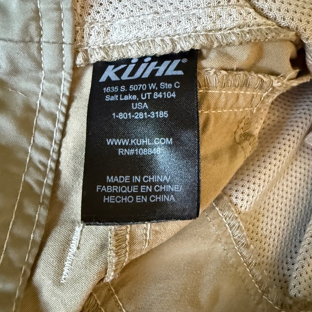 Kuhl Konfidant Air Pants 32x30 Khaki Hiking Technical Outdoor Gorpcore Utility - Picture 10 of 16
